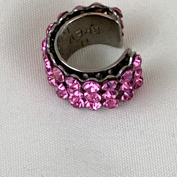 Ear Cuff Terzorecchino Italian Idemaria Pink VTG - Picture 2 of 5